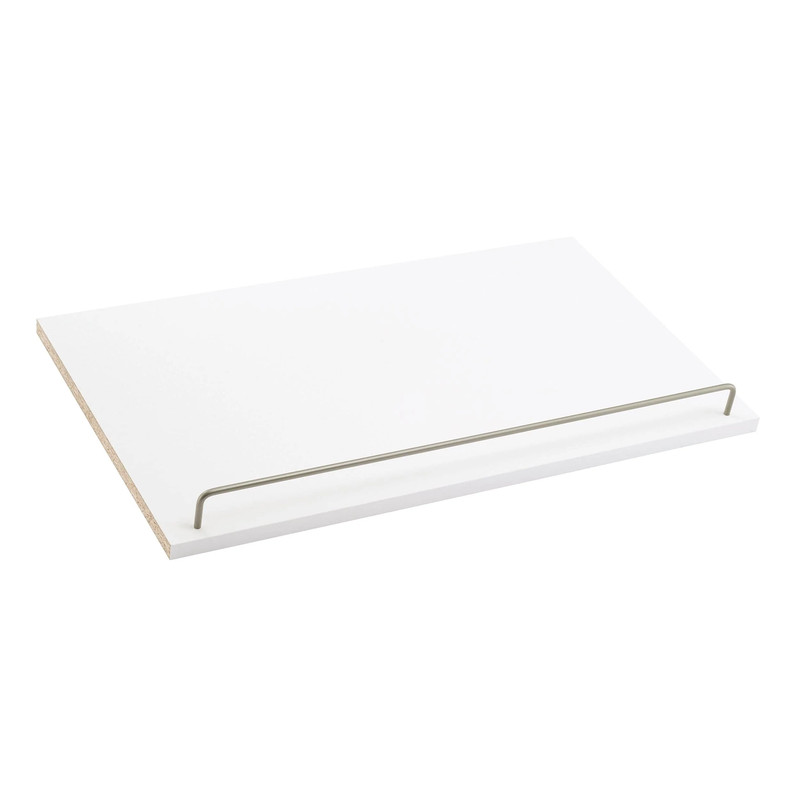 SuiteSymphony 25" W Angled Shoe Shelves, Pure White